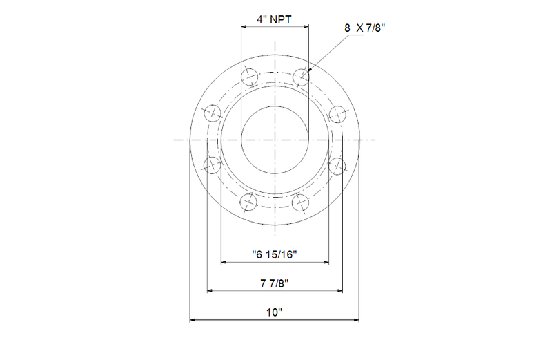 Grundfos 91121955 - Flange, threaded