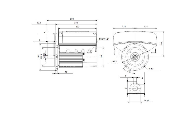 Grundfos 99134092 - MLE80B | Integrated Motor | Permanent Magnet | High Efficiency