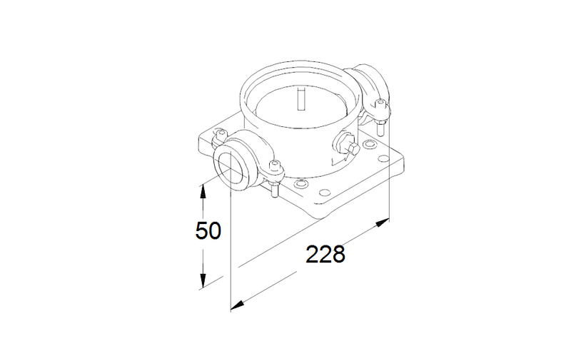 Grundfos 96449743 - Union Flange for FlexiClamp Base