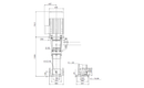 Grundfos 92573638 - CR 45-8-1 FK-G-A-E-HQQE | Vertical | Multistage | Centrifugal