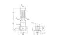 Grundfos 98256371 - CR 15-2 A-F-A-V-HQQV | Multistage | Centrifugal | Vertical | Inline