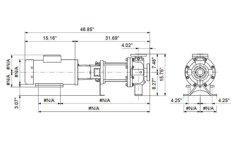 Grundfos 96983060 - CR 10-12 H --- | Horizontal | End Suction
