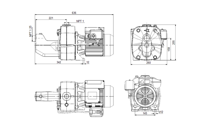 Grundfos 97855094 - JP20S-CI PS