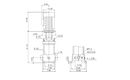 Grundfos 99917440 - CR 15-4 A-B-A-E-HQQE | Multistage | Centrifugal | Vertical | Inline