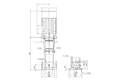 Grundfos 92703644 - CRN 64-3-2 A-G-A-E-HQQE | Vertical | Multistage | Centrifugal
