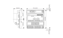 Grundfos 99332827 | IO 241 Input‑Output Module | DIN‑Rail Mount | Extra I/O Signals | Control Panel Use
