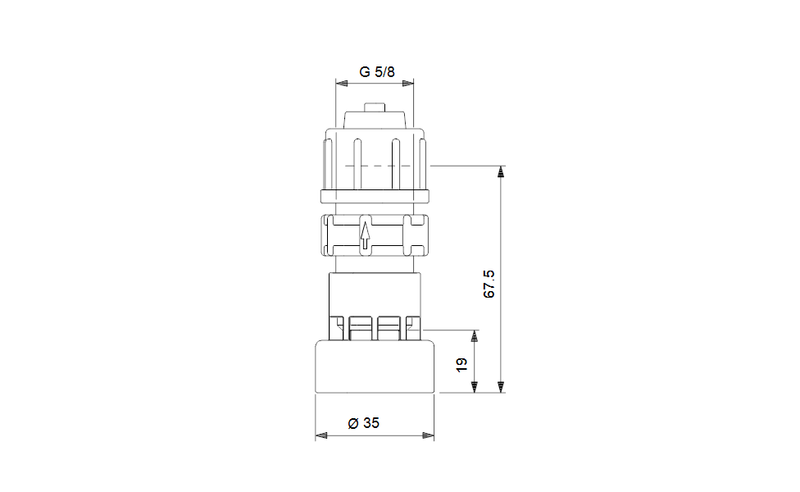 Grundfos 98070957 - Foot valve NL-G5/8 PV/V,E/C U7