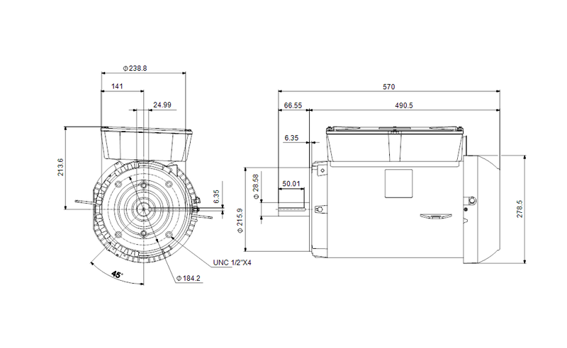 Grundfos 99883304 - WEG 213TCZ