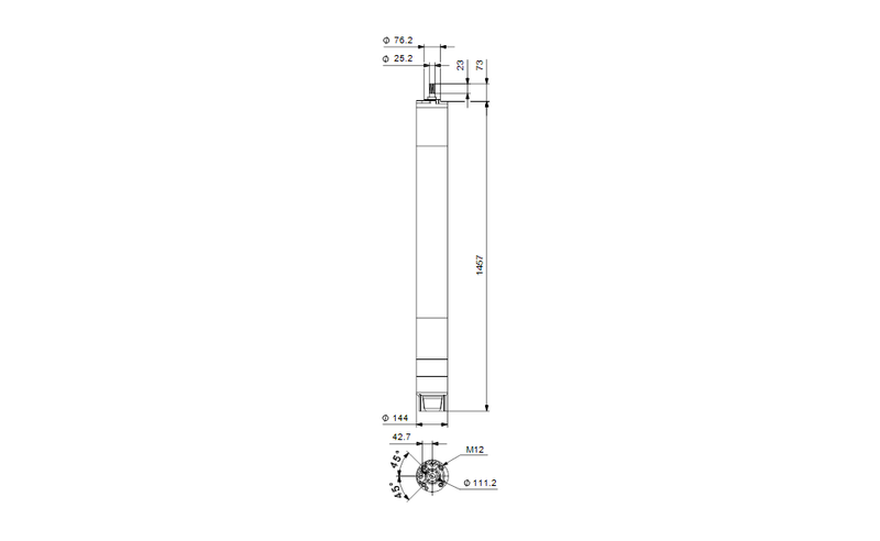 Grundfos 92530719 - MMS 6 N | Submersible Motor | High Efficiency