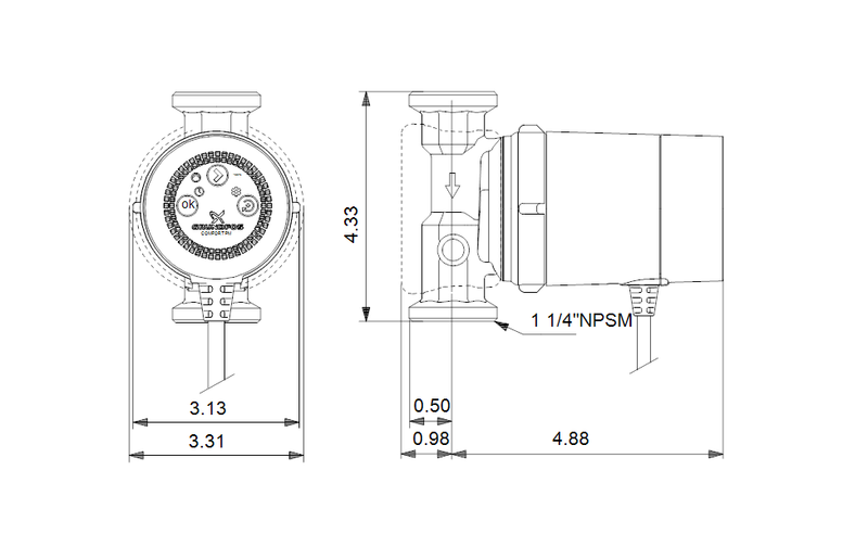 Grundfos 99812354 - COMFORT 10-16 DT PM BU/LC