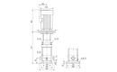 Grundfos 96512260 - CRN 15-11 S-P-A-V-HQQV | Multistage | SelfPriming | Centrifugal | Vertical | Horizontal
