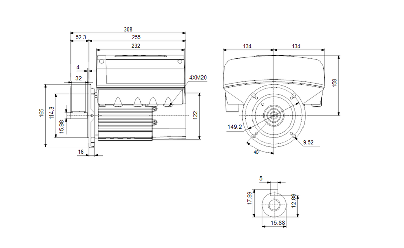 Grundfos 99138041 - MGE71A