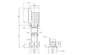 Grundfos 99762459 - CRNE 32-4-2 A-G-A-E-HQQE | Vertical | Multistage | Inline | Stainless Steel