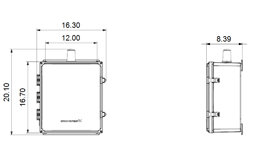 Grundfos 99612813 - LC 241 1 x 3-12 DOL 3X230/460/575 PO OPT | Level Controller | Liquid Monitoring