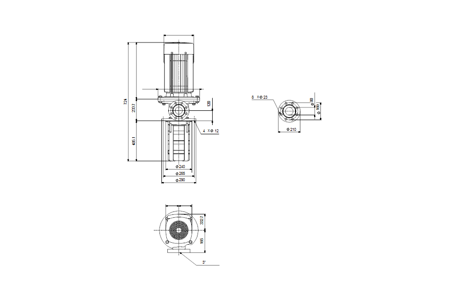 Grundfos 96428889 - MTR 45-5/5 A-G-A-HUUV | Vertical | Immersible | Multistage