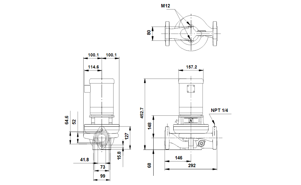 Grundfos 96649146 - TP 40-160/2 A-G-A-RUUE-EX2 | Centrifugal
