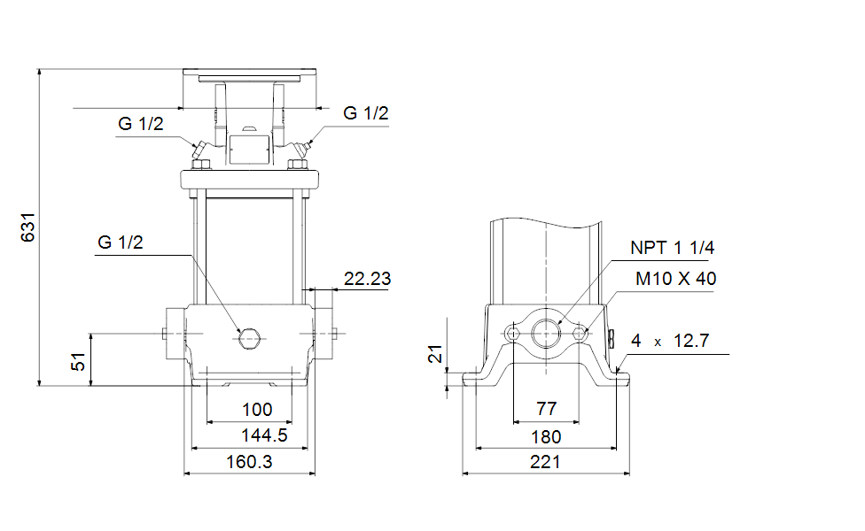Grundfos 97516890 - CR 5-14 K-B-A-E-HQQE | Multistage | Centrifugal | Vertical | Inline