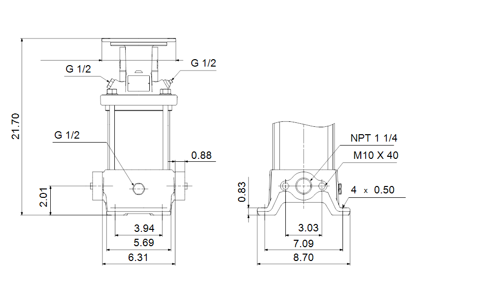 Grundfos 96084165 - CR 5-11 A-B-A-V-HQQV | Multistage | Centrifugal | Vertical | Inline