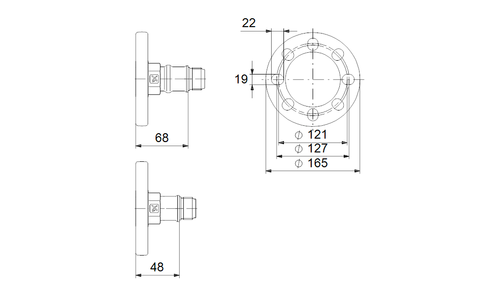 Grundfos 96904702 - Flange Sets
