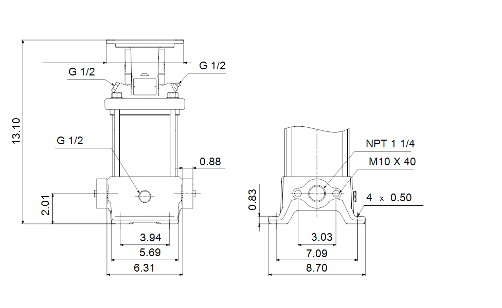 Grundfos 96084158 - CR 5-4 A-B-A-V-HQQV | Multistage | Centrifugal | Vertical | Inline
