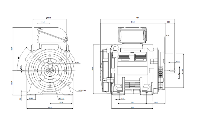 Grundfos 99886394 - WEG 365TSC