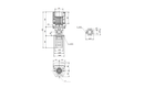 Grundfos 98485177 - MTRE 45-4/4 A-G-A-HUUV | Multistage | Immersible | SelfPriming | Centrifugal | Vertical Installation | Vertical