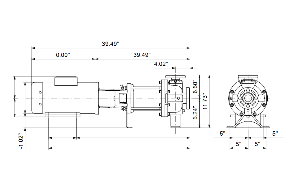Grundfos 97566106 - CR 10-17 H | Horizontal | End Suction