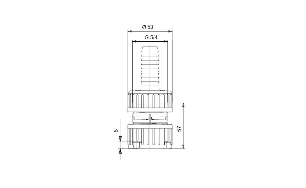 Grundfos 99168633 - Foot Valve NL-G5/4 PE/V,E/C U3