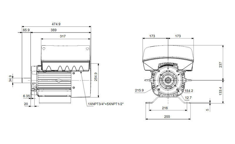 Grundfos 99298959 - MLE132F | Integrated Motor | Permanent Magnet | High Efficiency