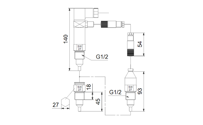 Grundfos 96409363 - Differential-temperature Sensor