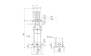 Grundfos 96585923 - CRN 1-4 F-P-A-V-HQQV | Multistage | Centrifugal | Vertical | Inline