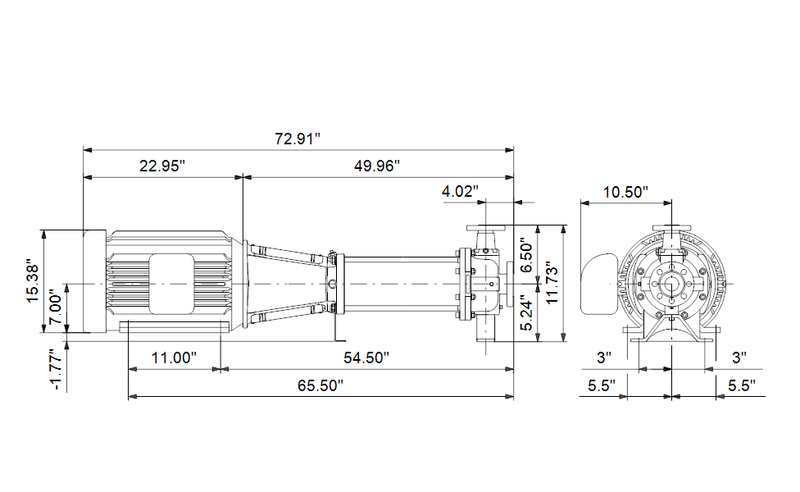Grundfos 97741744 - CRN 32-10-2 H-GA-A-E-HQQE | Horizontal | End Suction