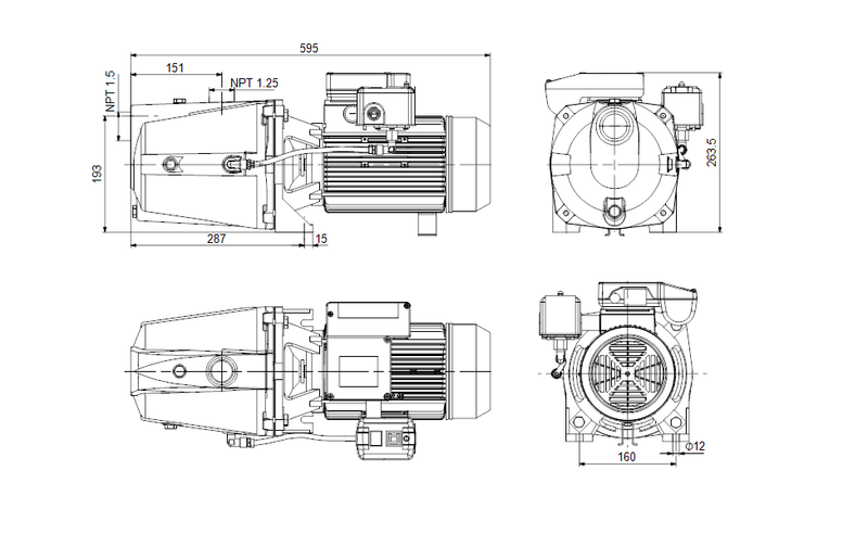 Grundfos 97855095 - JP30S-CI PS