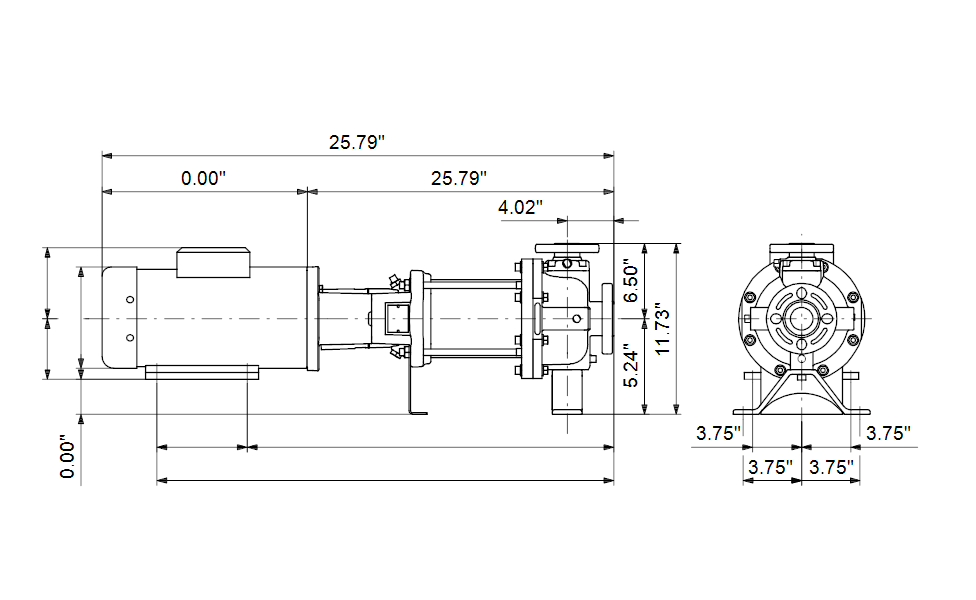 Grundfos 97566113 - CR 10-7 H-GA-A-V-HQQV | Horizontal | End Suction