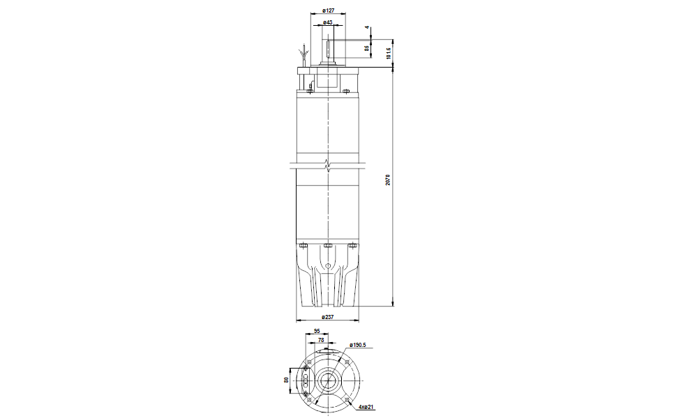 Grundfos 96937304 - MMS 10000 N | Submersible Motor | High Efficiency