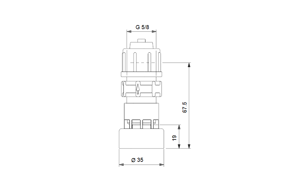 Grundfos 98070952 - Foot Valve NL-G5/8 PE/T/C U2