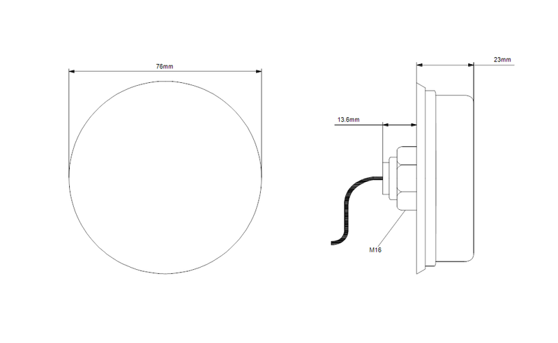 Grundfos 97631956 - 2G Antenna, Roof mounting Complete GSM