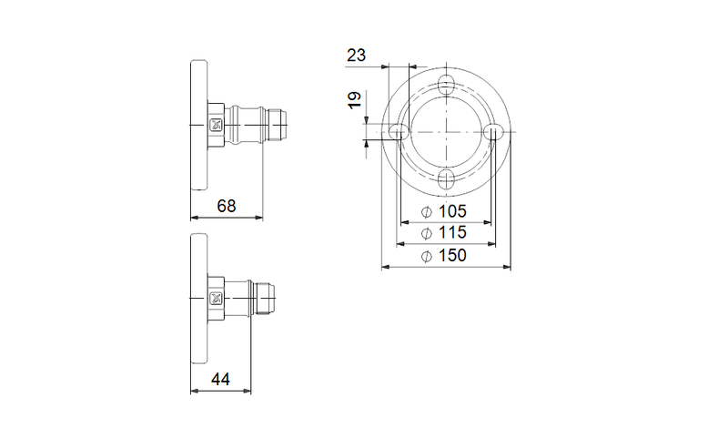 Grundfos 96904711 - Flange Sets
