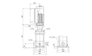 Grundfos 99795670 - CRNE 10-14 A-P-A-E-HQQE | Vertical | Multistage | Inline | Stainless Steel