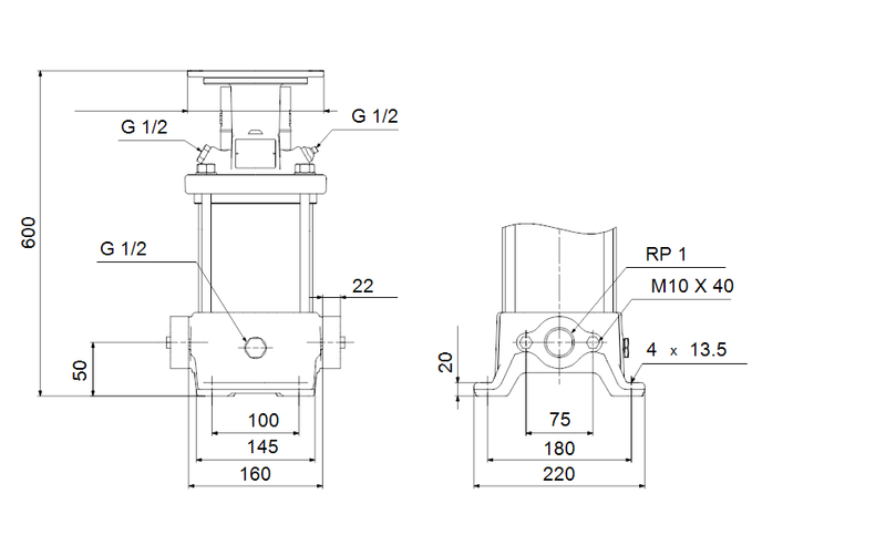 Grundfos 96478600 - CR 3-21 A-A-A-V-HUUV | Vertical | Multistage | Centrifugal