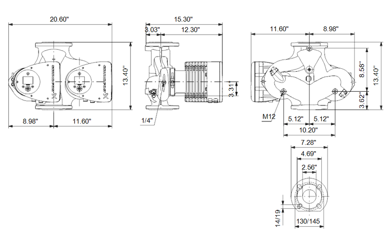 Grundfos 98126863 - MAGNA3 D 65-150 F