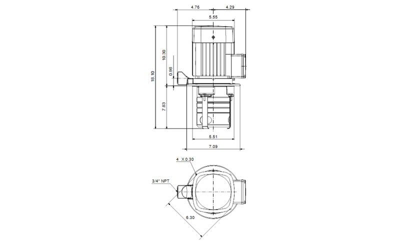Grundfos 98993324 - MTC 4-4/4 A-WB-A-AQQV